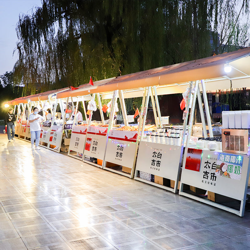 Market booth racks