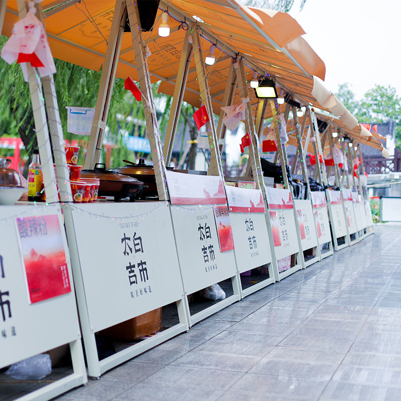 Market booth racks